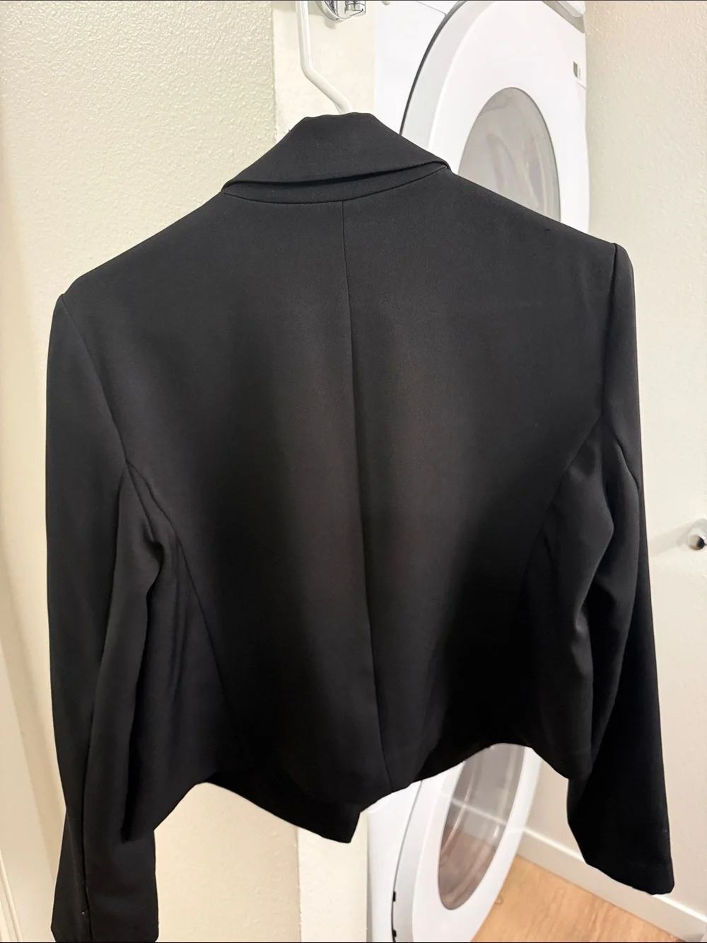 Shelby & Palmer Black Double-Breasted Blazer with Gold Buttons